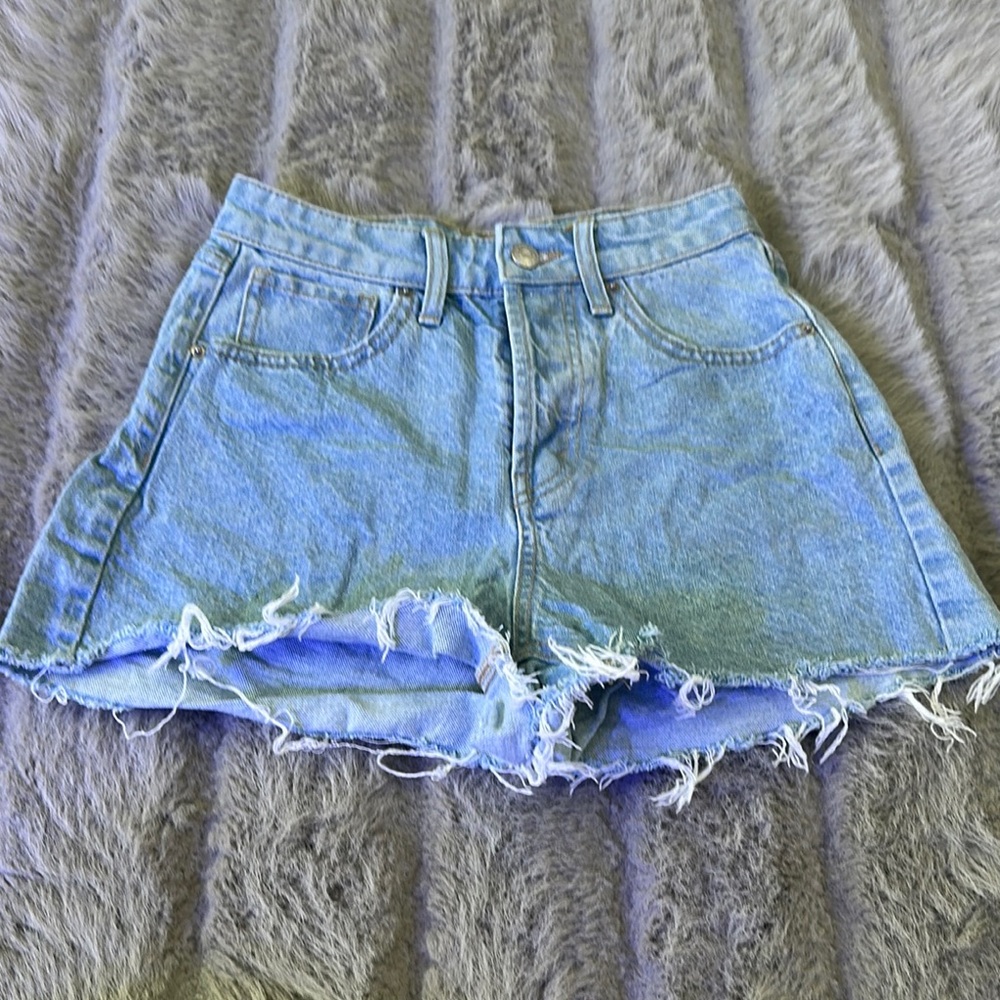 Distressed Denim Jean shorts